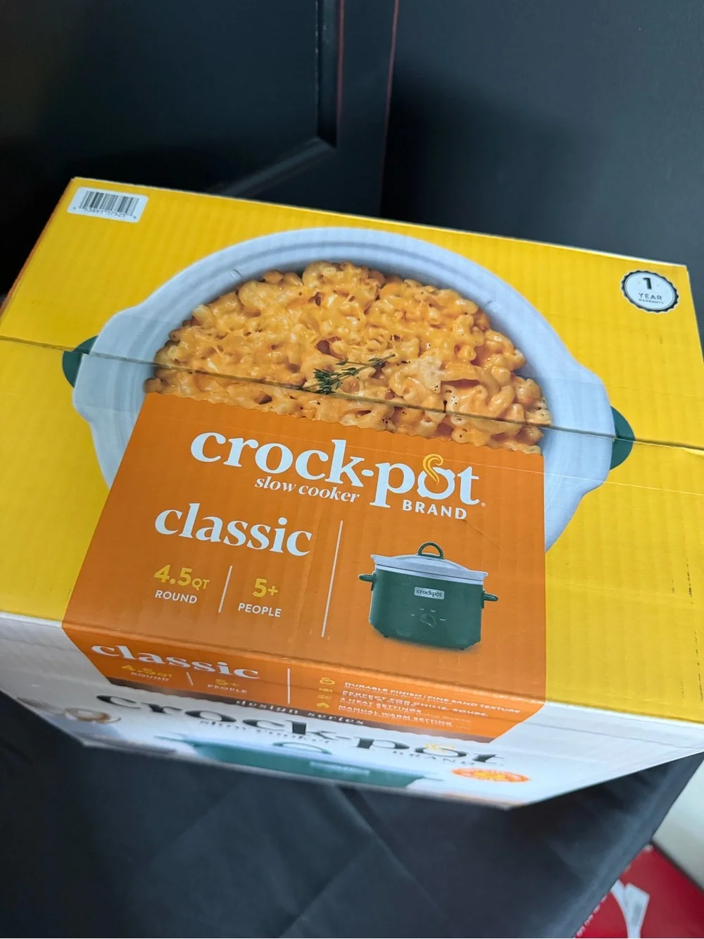 Crock-Pot Classic 4.5QT Green Slow Cooker - NWT.